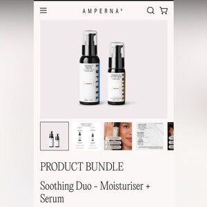 Amperna Soothing Duo Product Bundle NEW NEVER OPENED